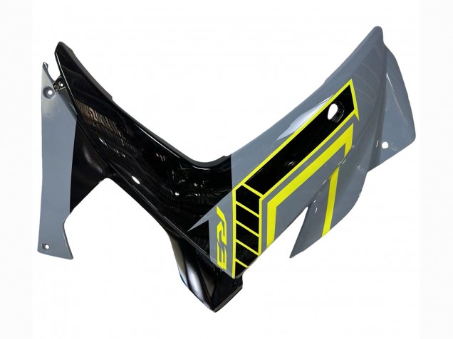 Beste Yamaha YZF R3/R25 Motorrad Verkleidung 2015-2018 - Nardo Grau Neon Gelb Schwarz