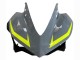 Beste Yamaha YZF R3/R25 Motorrad Verkleidung 2015-2018 - Nardo Grau Neon Gelb Schwarz