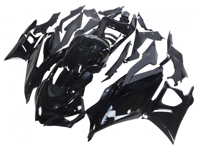 Beste Yamaha YZF R3/R25 Motorrad Verkleidung 2022-2024 - Glanzendes Schwarz