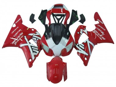 Beste Yamaha YZF 1000 R1 Motorrad Verkleidung 1998-1999 - Rot Weiss Schwarz Dunlop
