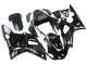 Beste Yamaha YZF 1000 R1 Motorrad Verkleidung 2000-2001 - Glanzendes Schwarz Weiss Monster Motul