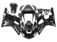 Beste Yamaha YZF 1000 R1 Motorrad Verkleidung 2000-2001 - Glanzendes Schwarz Weiss Monster Motul