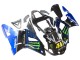 Beste Yamaha YZF 1000 R1 Motorrad Verkleidung 2000-2001 - Blau Schwarz Grun Monster Yamalube ENEOS 46