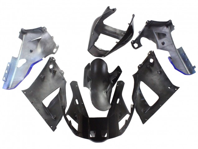 Beste Yamaha YZF 1000 R1 Motorrad Verkleidung 2000-2001 - Blau Schwarz Grun Monster Yamalube ENEOS 46
