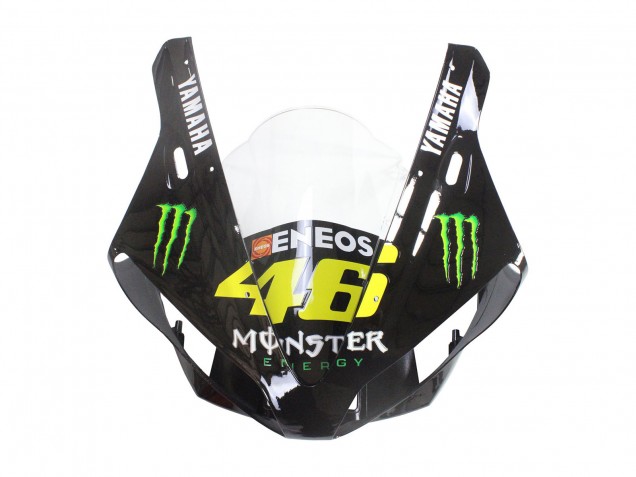 Beste Yamaha YZF 1000 R1 Motorrad Verkleidung 2000-2001 - Blau Schwarz Grun Monster Yamalube ENEOS 46