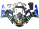 Beste Yamaha YZF 1000 R1 Motorrad Verkleidung 2000-2001 - Blau Schwarz Grun Monster Yamalube ENEOS 46
