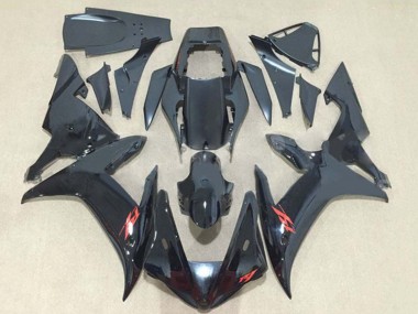 Beste Yamaha YZF 1000 R1 Motorrad Verkleidung 2002-2003 - Glanzendes Schwarz Rot