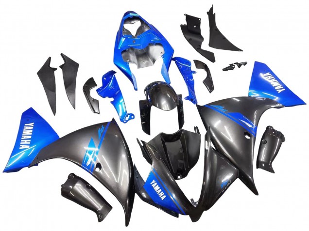 Beste Yamaha YZF 1000 R1 Motorrad Verkleidung 2012-2014 - Blau Glanzendes Schwarz