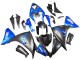 Beste Yamaha YZF 1000 R1 Motorrad Verkleidung 2012-2014 - Blau Glanzendes Schwarz
