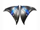 Beste Yamaha YZF 1000 R1 Motorrad Verkleidung 2012-2014 - Blau Glanzendes Schwarz
