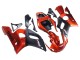 Beste Yamaha YZF 600 R6 Motorrad Verkleidung 1998-2002 - Orange Matt Schwarz