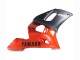 Beste Yamaha YZF 600 R6 Motorrad Verkleidung 1998-2002 - Orange Matt Schwarz
