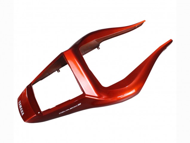 Beste Yamaha YZF 600 R6 Motorrad Verkleidung 1998-2002 - Orange Matt Schwarz