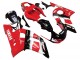 Beste Yamaha YZF 600 R6 Motorrad Verkleidung 1998-2002 - Rot Weiss Glanzendes Schwarz