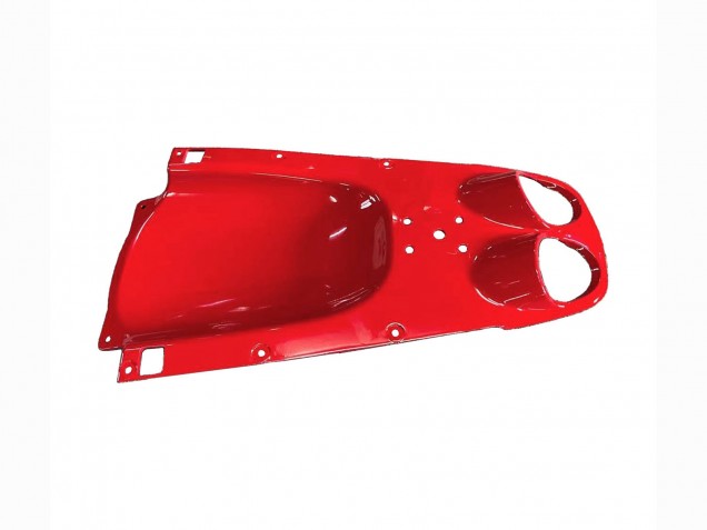 Beste Yamaha YZF 600 R6 Motorrad Verkleidung 1998-2002 - Rot Weiss Glanzendes Schwarz