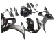 Beste Yamaha YZF R6 Motorrad Verkleidung 2003-2004 - Glanzendes Schwarz Matt Schwarz Weiss Aufkleber