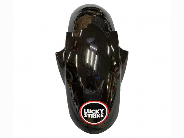 Beste Yamaha YZF R6 Motorrad Verkleidung 2003-2004 - Glanzendes Schwarz Rot Weiss Lucky Strike Motul