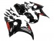 Beste Yamaha YZF R6 Motorrad Verkleidung 2003-2004 - Glanzendes Schwarz Rot