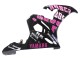 Beste Yamaha YZF R6 Motorrad Verkleidung 2003-2004 - Gelb Rosa Glanzendes Schwarz Rossi Repsol 46