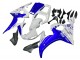 Beste Yamaha YZF R6 Motorrad Verkleidung 2003-2004 - Weiss Blau GYTR