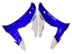 Beste Yamaha YZF R6 Motorrad Verkleidung 2003-2004 - Weiss Blau GYTR