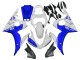 Beste Yamaha YZF R6 Motorrad Verkleidung 2003-2004 - Weiss Blau GYTR