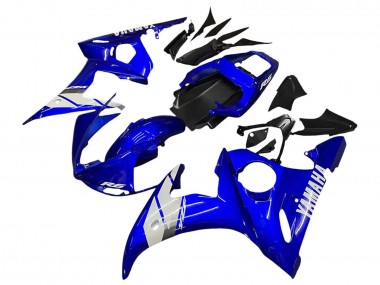 Beste Yamaha YZF 600 R6 Motorrad Verkleidung 2005 - Blau Weiss