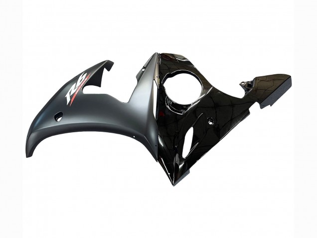 Beste Yamaha YZF 600 R6 Motorrad Verkleidung 2005 - Glanzendes Schwarz Matt Schwarz Gold