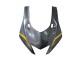 Beste Yamaha YZF 600 R6 Motorrad Verkleidung 2017-2025 - Gold Schwarz Carbonfaser