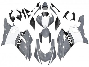Beste Yamaha YZF 600 R6 Motorrad Verkleidung 2017-2023 - Nardo Grau Weiss