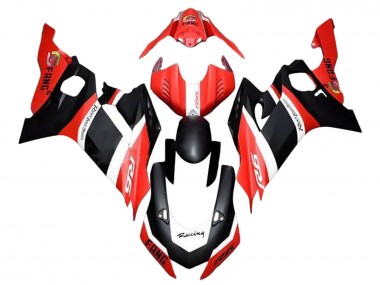 Beste Yamaha YZF 600 R6 Motorrad Verkleidung 2017-2023 - Rot Weiss Matt Schwarz