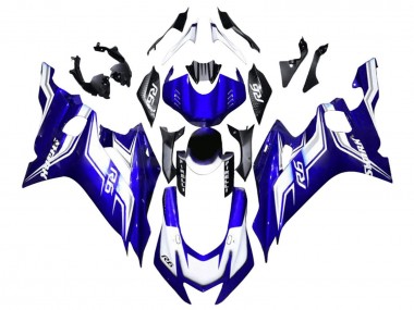 Beste Yamaha YZF 600 R6 Motorrad Verkleidung 2017-2025 - Weiss Blau