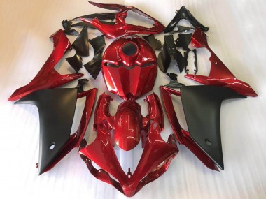 Beste Yamaha YZF R1 Motorrad Verkleidung 2007-2008 - Rot Matt Schwarz