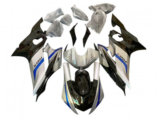 Beste Yamaha YZF 600 R6 Motorrad Verkleidung 2017-2025 - Silber Blau Schwarz