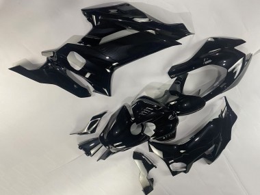 Beste Yamaha YZF 600 R6 Motorrad Verkleidung 2017-2023 - Glanzendes Schwarz