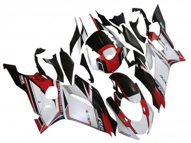 Beste Yamaha YZF 600 R6 Motorrad Verkleidung 2017-2025 - Weiss Rot Schwarz Semakin Didepan
