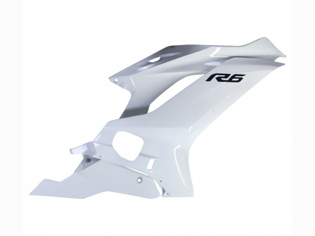 Beste Yamaha YZF 600 R6 Motorrad Verkleidung 2017-2025 - Weiss