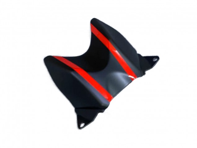 Beste Honda CBR250RR Motorrad Verkleidung 2011-2015 - Matt Schwarz Rot Streifen