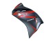 Beste Honda CBR250RR Motorrad Verkleidung 2011-2015 - Matt Schwarz Rot Streifen