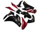 Beste Honda CBR250RR Motorrad Verkleidung 2011-2015 - Glanzendes Schwarz Rot