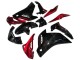 Beste Honda CBR250RR Motorrad Verkleidung 2011-2015 - Glanzendes Schwarz Rot