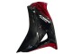 Beste Honda CBR250RR Motorrad Verkleidung 2011-2015 - Glanzendes Schwarz Rot