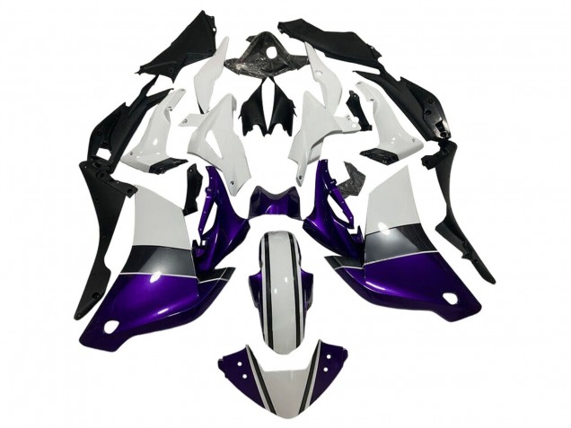Beste Honda CBR250RR Motorrad Verkleidung 2011-2015 - Weiss Dunkel Lila Schwarz