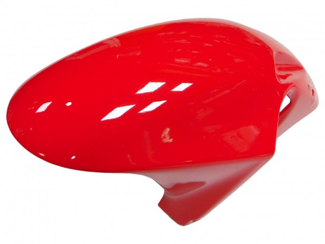 Beste Honda VTR1000 Motorrad Verkleidung 2000-2006 - Silber Rot Schwarz Streifen Rennen