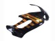 Beste Honda VTR1000F Motorrad Verkleidung 1997-2005 - Glanzendes Schwarz Gold