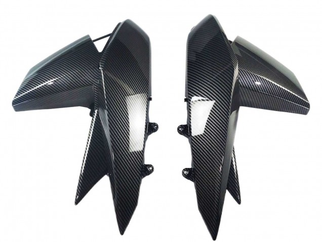 Beste Kawasaki Z1000 Motorrad Verkleidung 2010-2013 - Schwarze Carbonfaser
