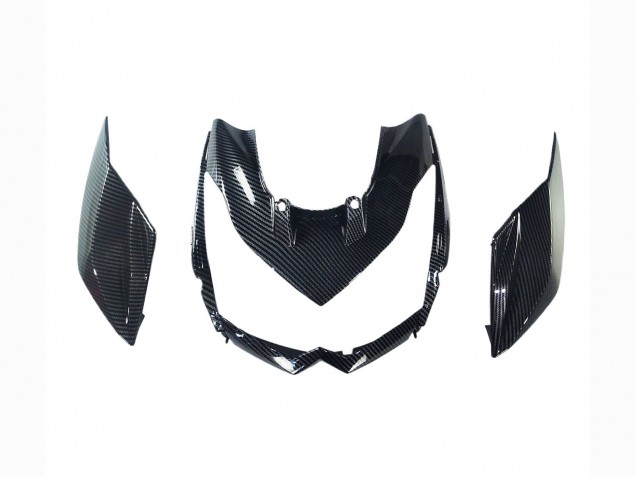 Beste Kawasaki Z1000 Motorrad Verkleidung 2010-2013 - Schwarze Carbonfaser