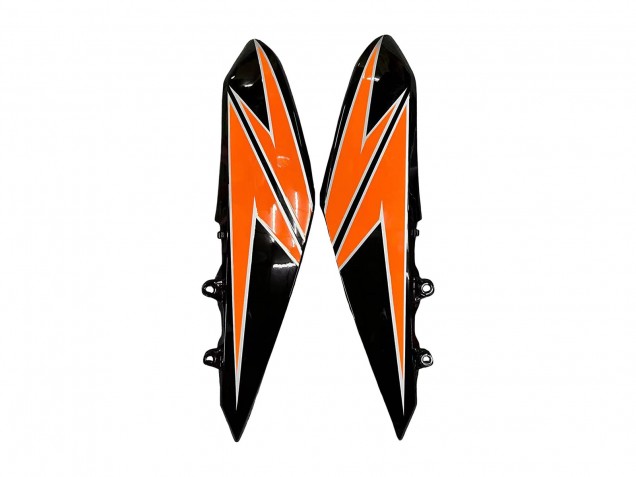 Beste Kawasaki Z1000 Motorrad Verkleidung 2010-2013 - Orange Glanzendes Schwarz