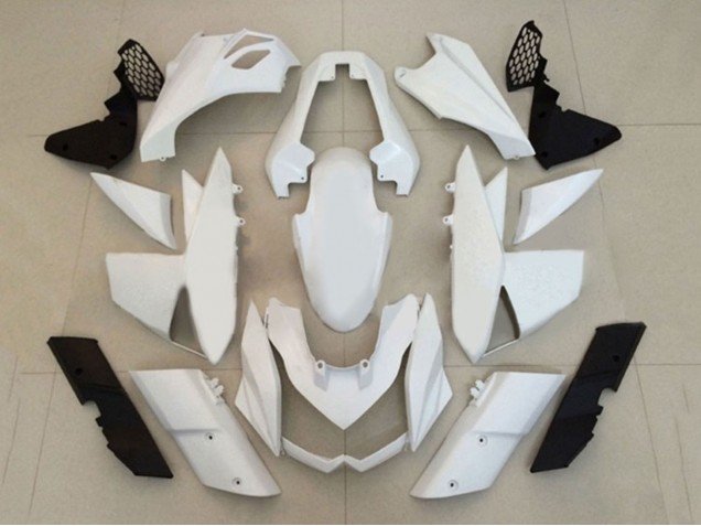 Beste Kawasaki Z1000 Motorrad Verkleidung 2010-2013 - Weiss