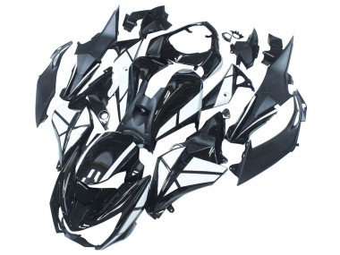 Beste Kawasaki Z1000 Motorrad Verkleidung 2014-2019 - Glanzendes Schwarz Matt Schwarz